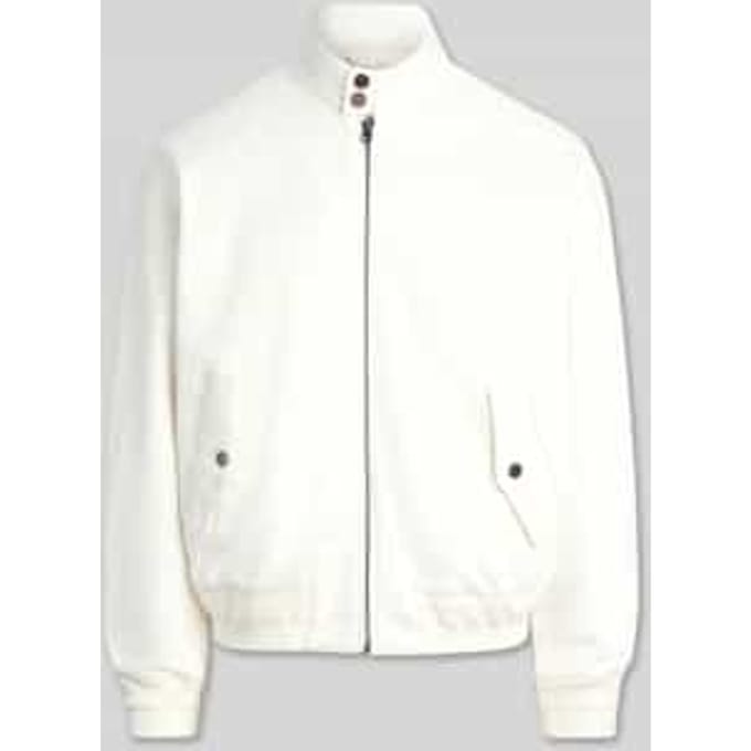 regular fit blouson van puur katoen