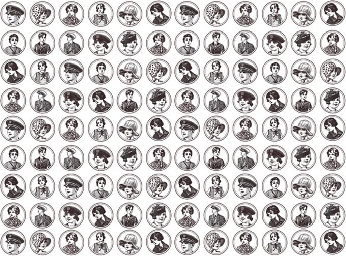 Fotobehang - 20s & 30s.