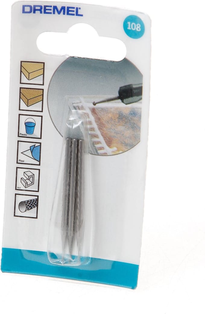 Dremel 108 Graveerfrees 0,8 mm Schacht-Ø 3,2 mm 3 stuk(s)