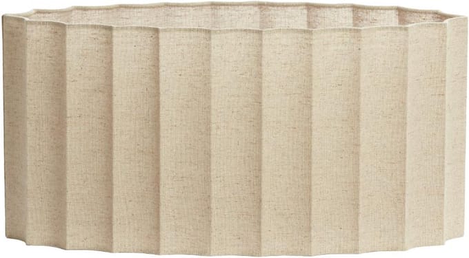 Light & Living Lampenkap ovaal Disli - Crème - 45x21x22cm - Modern