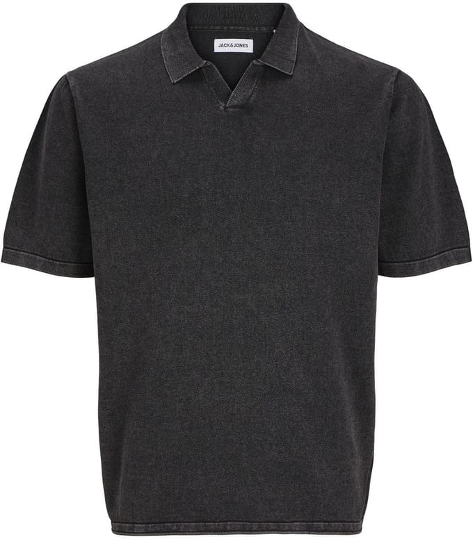 JACK&JONES - JJELEO KNIT POLO SS LN - Heren - Polo's