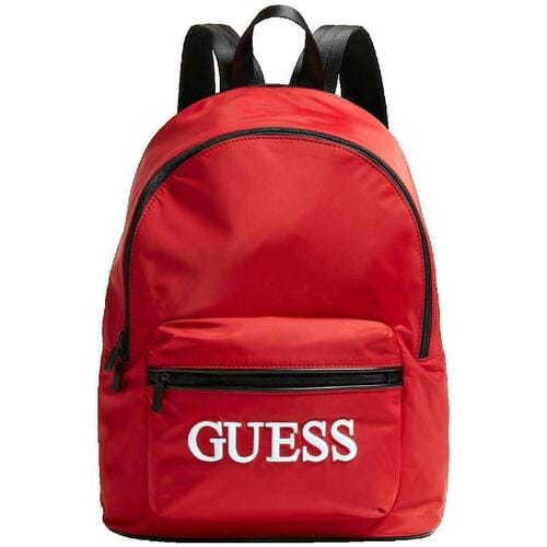 Guess, Quatro, Textiele Rugzak, Rood, Voor Mannen, 16/31 x 42 x 13 cm