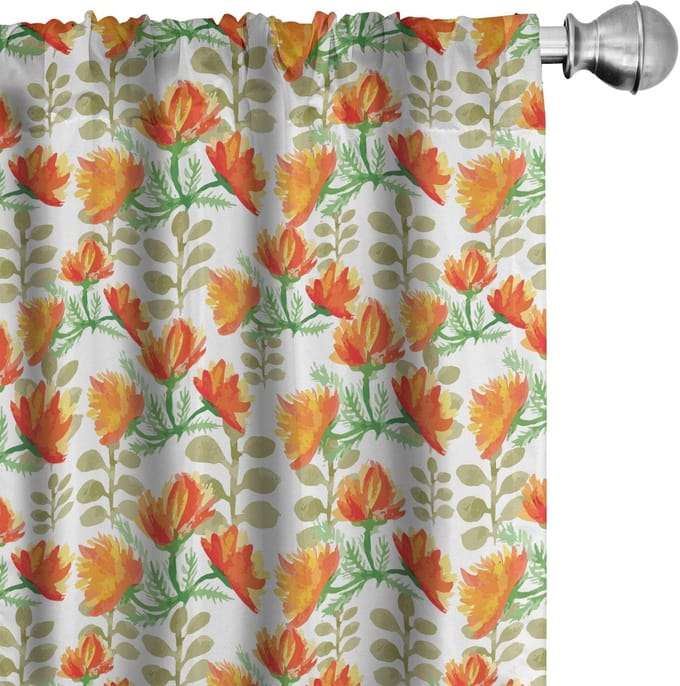 ABAKUHAUS Gordijnen – 2x75x225 cm – Microfaser – Bosgroen