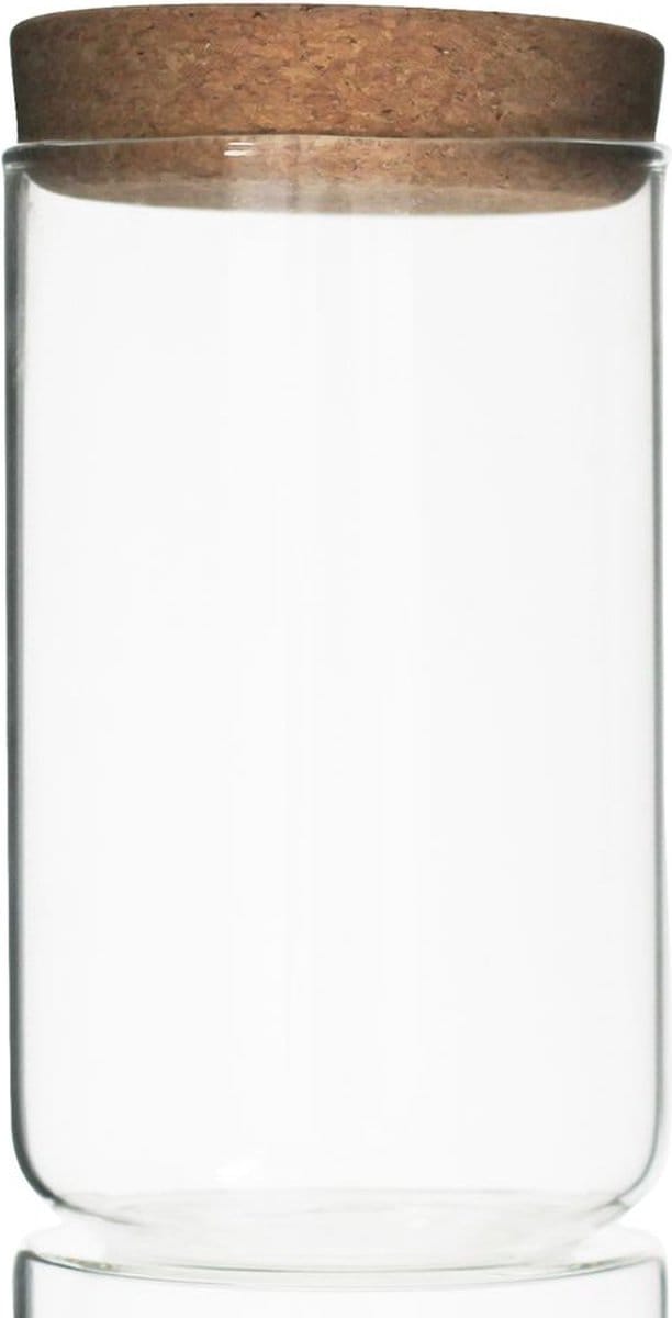 Viva - Minima Voorraadbus Medium 1 liter - Borosilicaatglas - Transparant