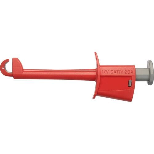 Schützinger SKPS 8341 Ni / RT Veiligheids-klemtestpunt Bus 4 mm Rood