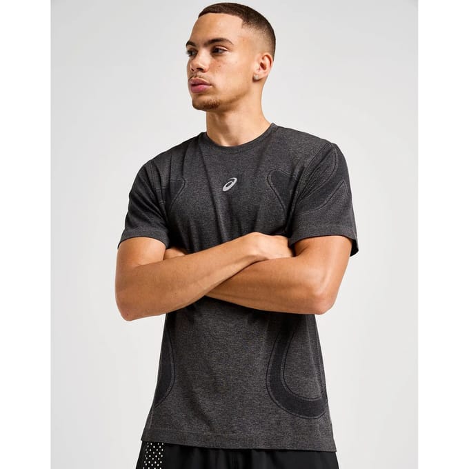 Road Seamless SS Hardloop T-shirt Heren Performance Black S