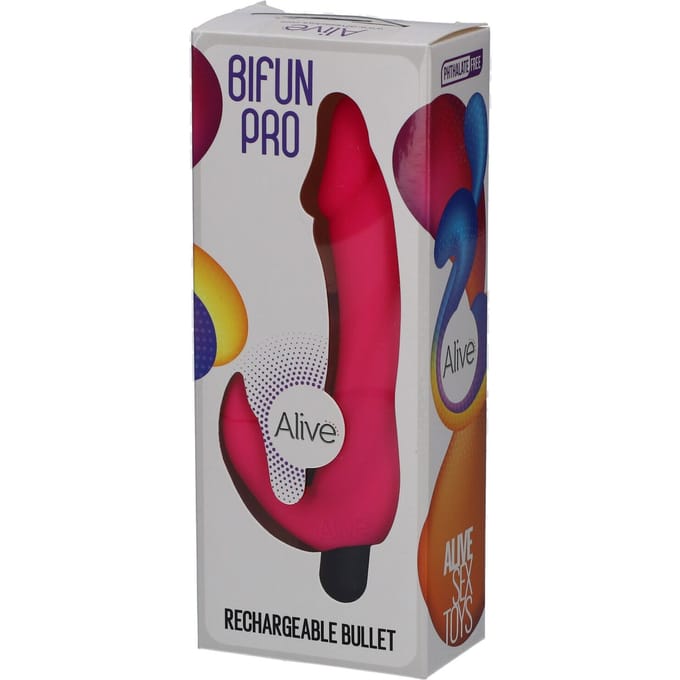 Alive - Bifun Pro Vibrator met Oplaadbare Bullet - Roze