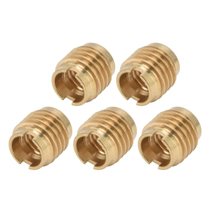 Lot de 5 poignées de robinet à bière, écrous d'installation manuelle pour filetage externe UNC 3/8 po-16 beige