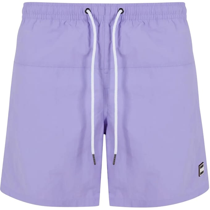 Urban Classics - Block Zwemshorts - 5XL - Paars
