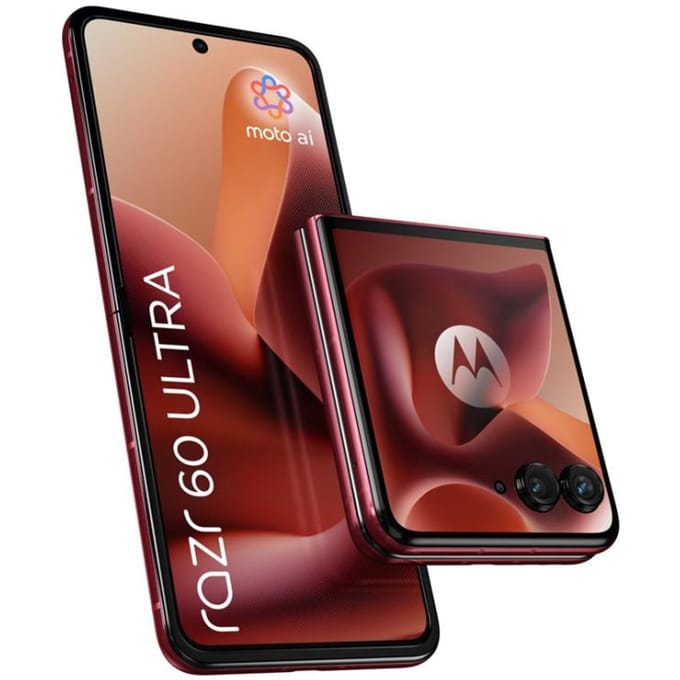 Motorola Razr 60 Ultra - Smartphone - 16GB RAM - 512GB Opslag - Rio Red