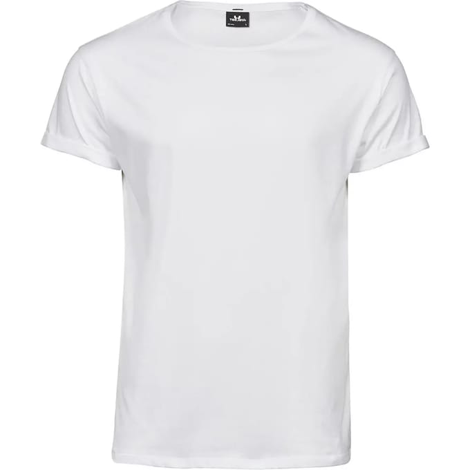 Tee Jays - Roll-Up T-shirt - White maat S