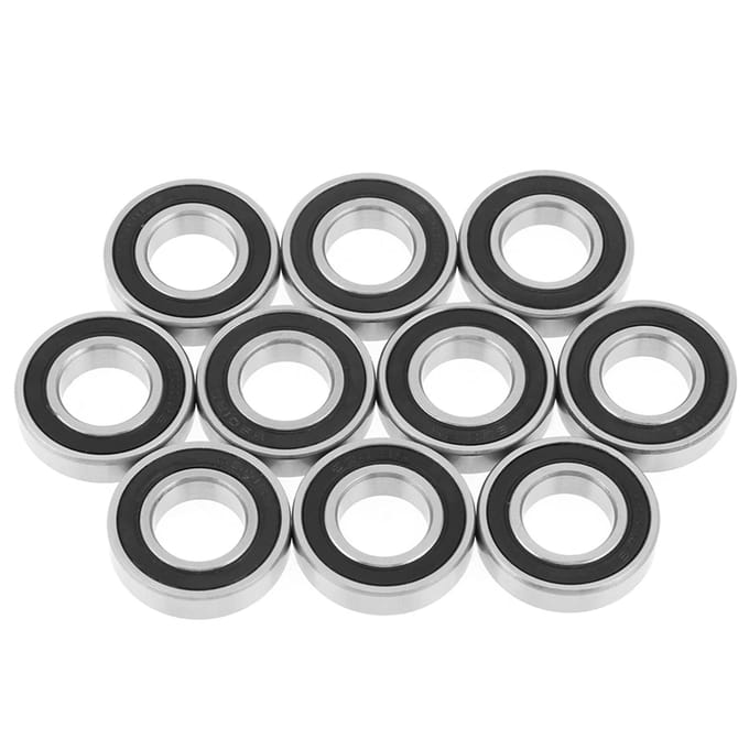 10 stuks 69012RS Rubberen Afgedichte Kogellager met Diepe Groef 12x24x6mm