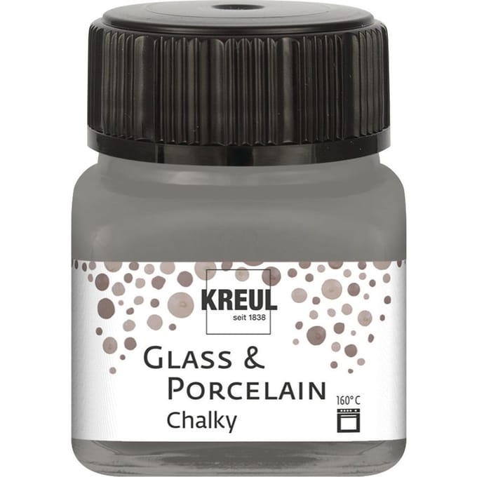 Glasverf - Porseleinverf - Smoky Stone - Extra Mat - Chalky - Kreul - 20ml