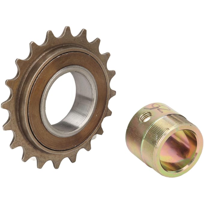 Roue libre 20T avec adaptateur 25,5-26 mm de remplacement Léger Installation facile Kit adaptateur de roue libre de vélo pour brown
