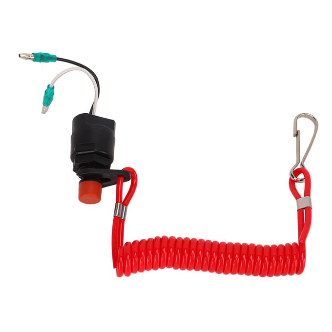 8,5 cm Buitenboordmotor Lanyard Motor Uitschakelaar Vervanging 688 82575 01 Marine Boot Dood red