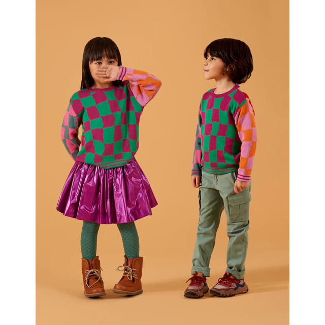 Oilily Kween Trui- maat110/5yr Fuchsia Rood