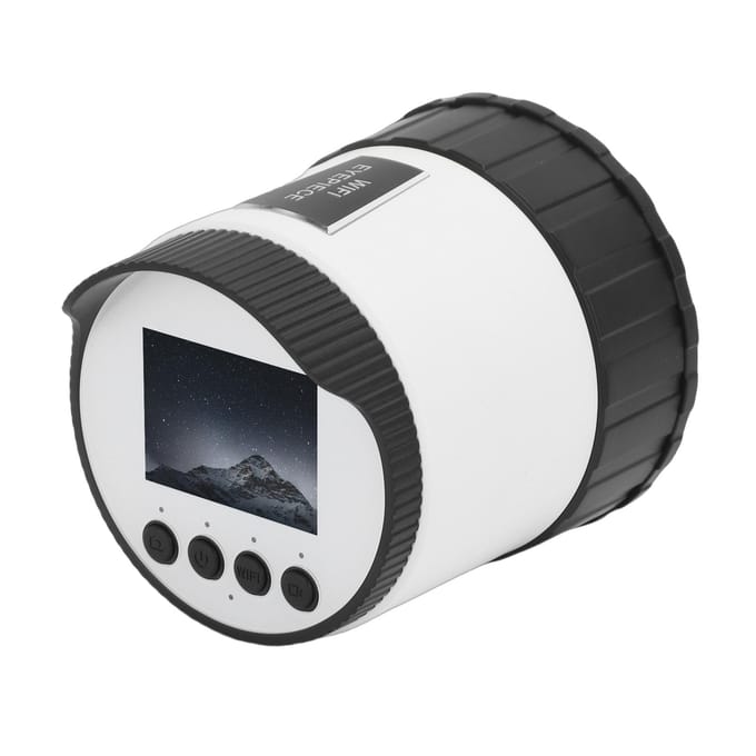 WiFi Telescoop Camera Oogstuk 2K HD 2,0 Inch Scherm APP Bediening Draadloze Elektronische Oogstuk Camera voor 36 73mm Type 1 white