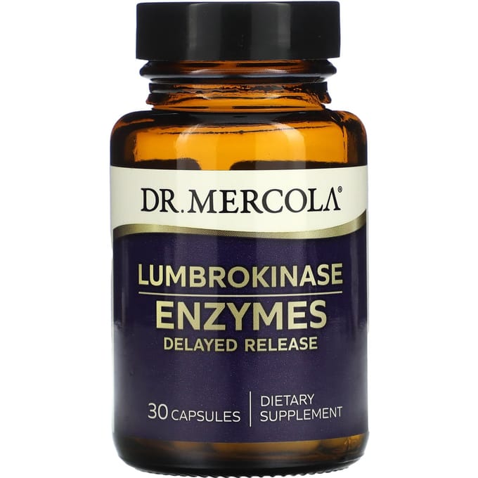 Dr. Mercola - Lumbrokinase Enzymes - 30 capsules
