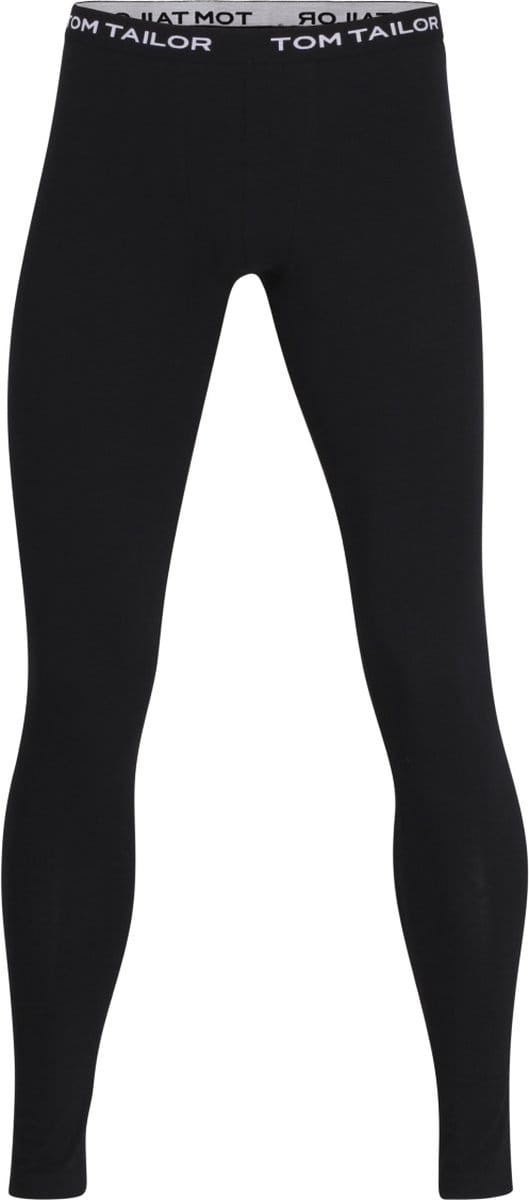 Tom Tailor - Lange broek - Maat M/5 - black uni