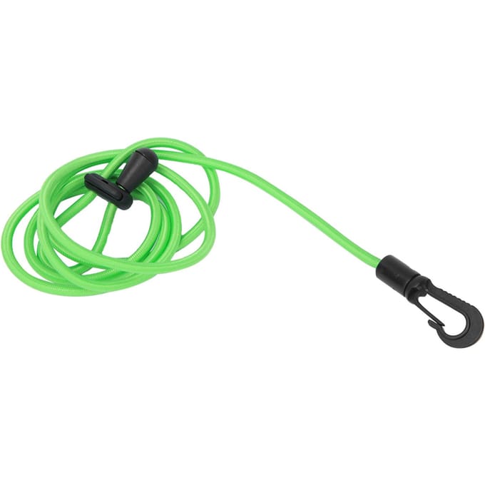 Doe-het-zelf Elastisch Kajakpeddel Leash Bungee Touw Gesp Combinatie Lanyard Kano AccessoireGroen groen