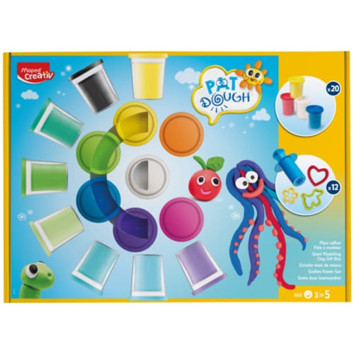 PAT DOUGH creatieve MAXI set - 20 potjes