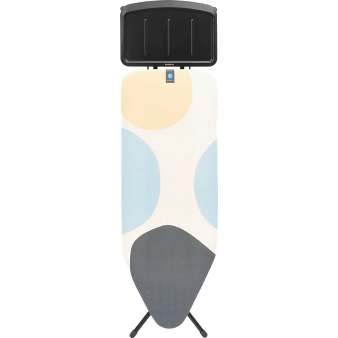 Brabantia Strijkplank C met Stoomunithouder - 124 x 45 cm - Spring Bubbles