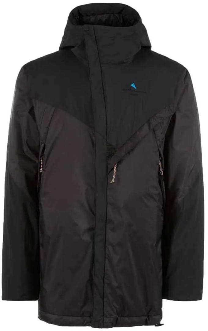 KlÄttermusen Aud Zip Hood Donzen Jas Zwart S Man