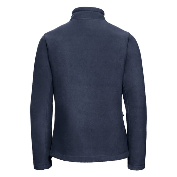Russell Dames/Dames Full Zip Outdoor Fleecejack (Franse marine)