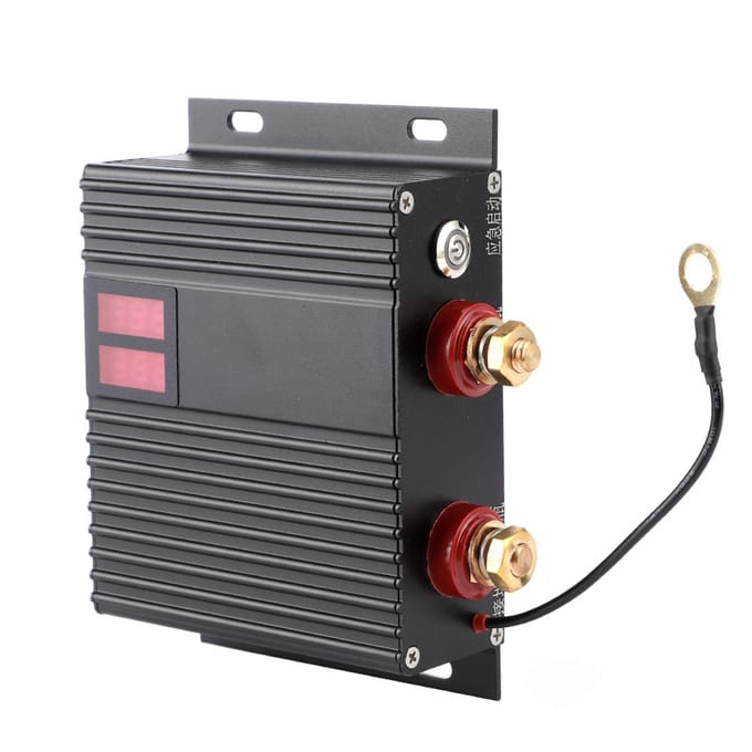 12V 24V 150A Auto Dubbele Batterij Isolator Stroom Batterij Beschermer met LED Indicator voor Auto RV black