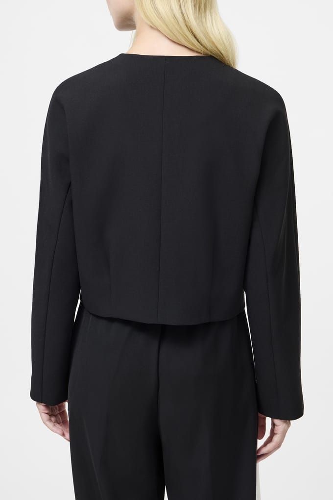 French Connection Jaiden Tailored Short Jacket Black Maat: 16 | Korte Jassen Outlet | Dames | Zwart