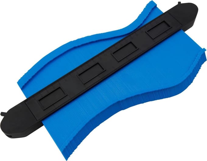 Aftekenhulp met Lock - Contourmal - profiel mal - 250 mm