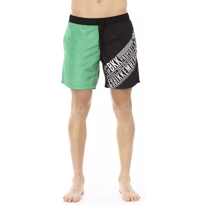 Bikkembergs Badshorts Met Grafische Print