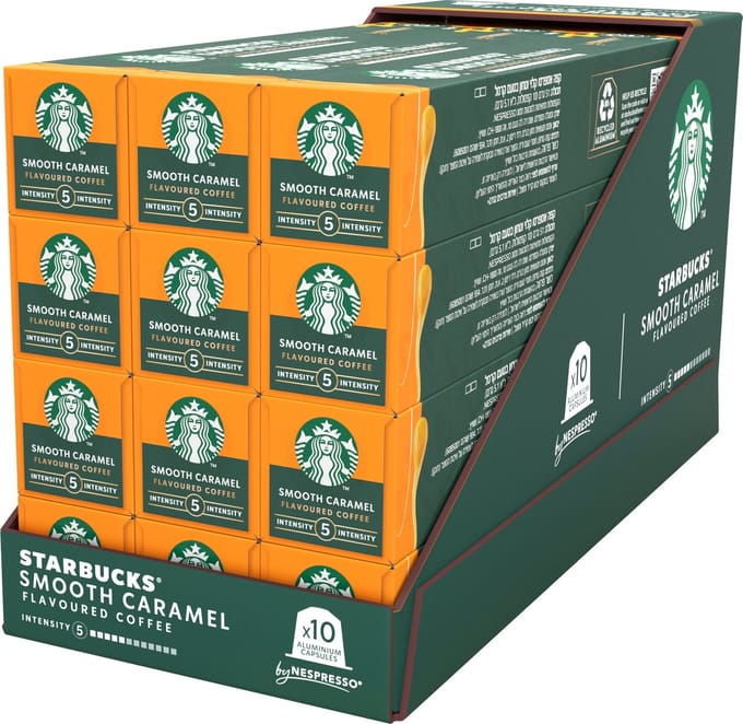 Starbucks by Nespresso capsules Smooth Caramel - 10 koffiecups x 12 doosjes