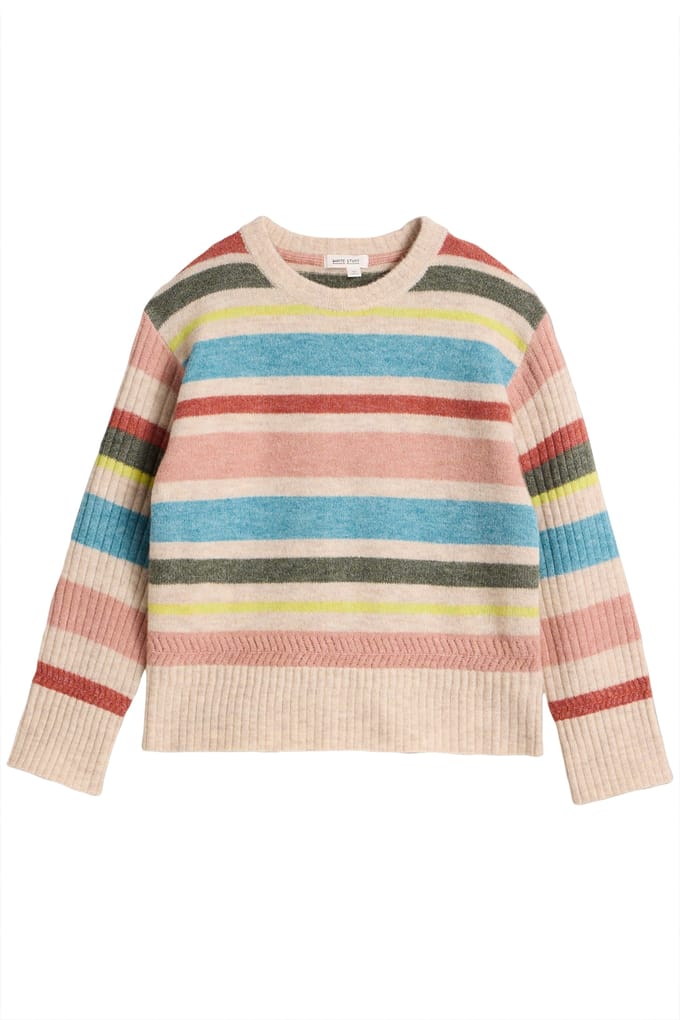 White Stuff Sophia Jumper Natural Multi Größe: 16 | Strickpullover Outlet | Damen