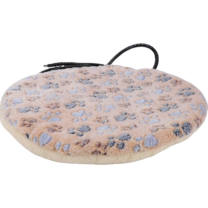 Tapis Chauffant pour Animaux USB Multifonctionnel Double Face Flanelle Épaissi Grande Taille Chauffant Chien Chat Couverture Tapis café clair