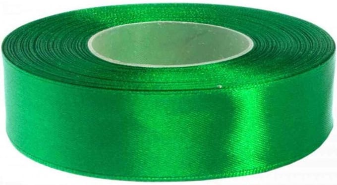Hobbygroep satijnlint grasgroen 25 mm 32 m cadeau knutselen.