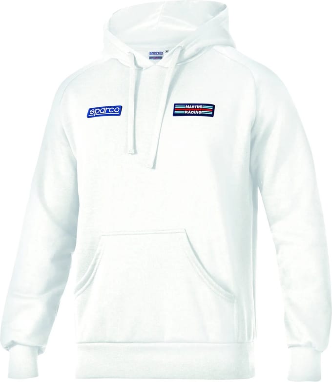Sparco Martini Racing Big Stripes Hoodie - Wit - Maat XXL