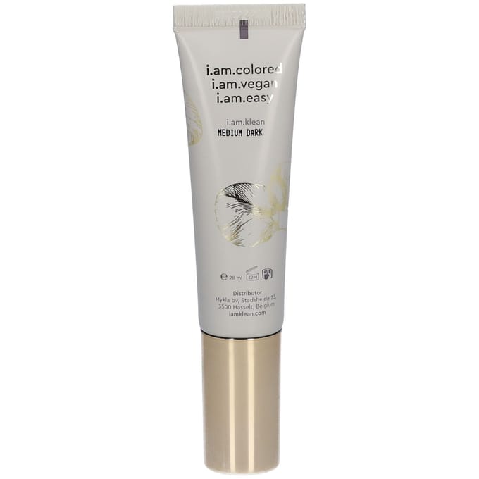 i am klean- bb cream medium to dark second skin - mineral- we love animals- as klean as possible