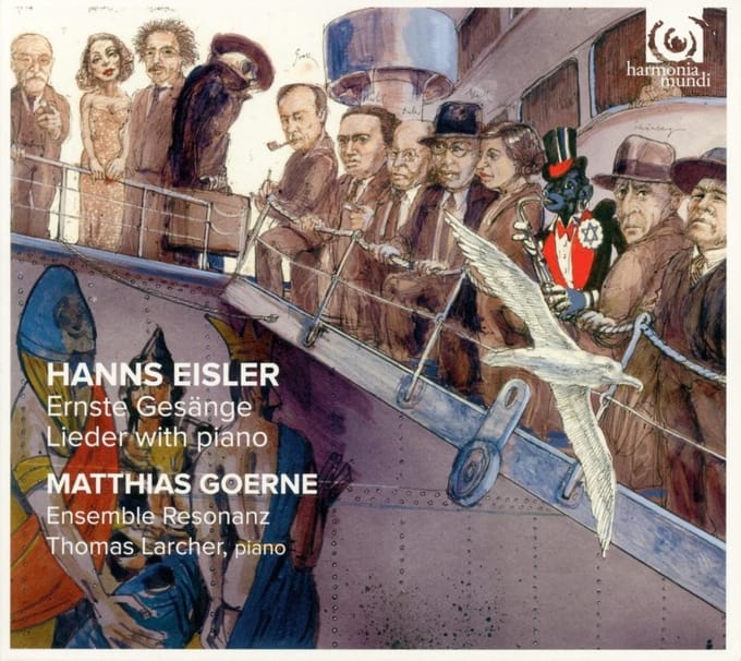 Thomas Larcher, Matthias Goerne, Ensemble Resonanz - Eisler: Ernste Gesänge, Lieder with Piano (CD)