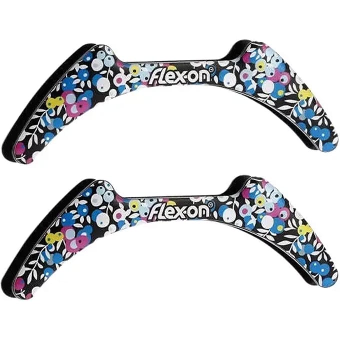 Zwarte Matte Stirrup Stickers Flex-On Liberty