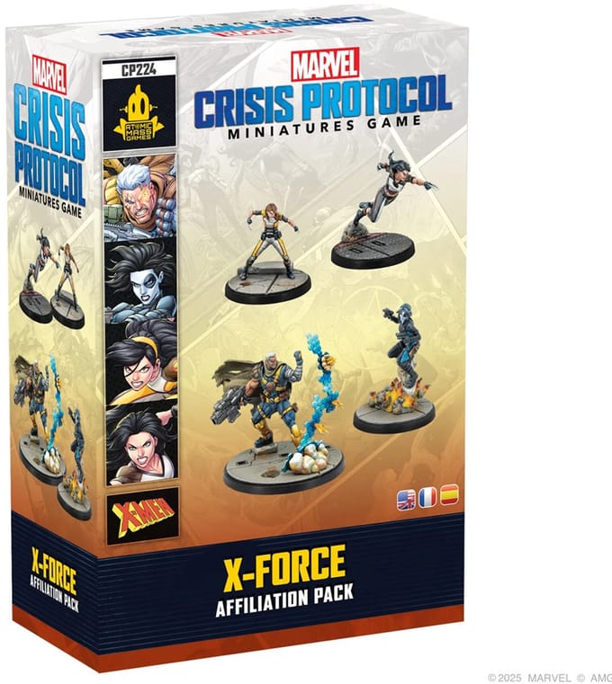 Marvel Crisis Protocol X-Force Affiliation Pack - Miniaturen - EN/ES/FR