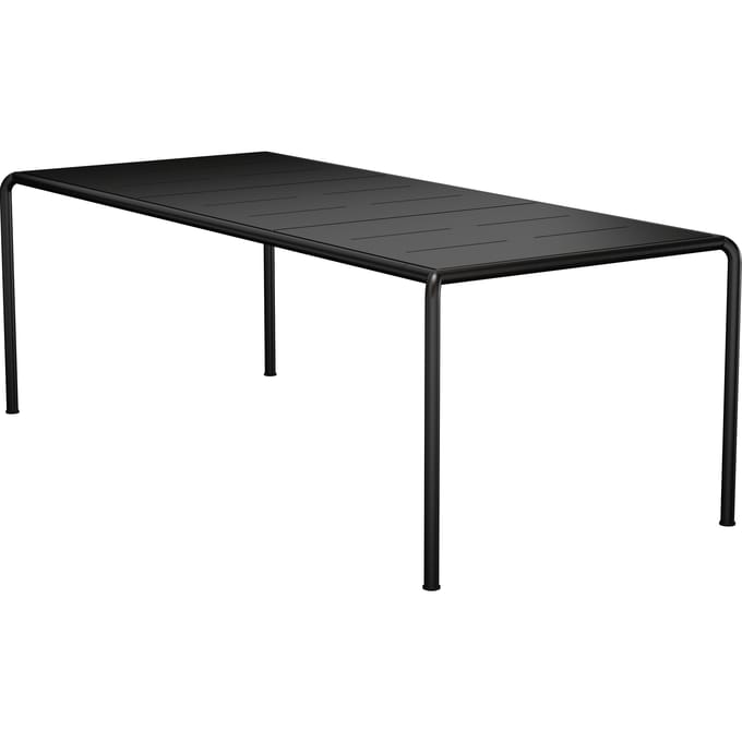 HOUE AVANTI eettafel 222 x 98 cm - zwart - zwart