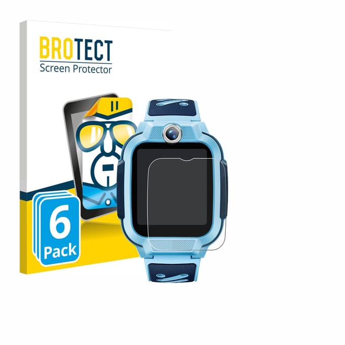 BROTECT - Screenprotector voor Imoo Watch Phone Z3 - Folie Beschermfolie transparant 6 Stuks