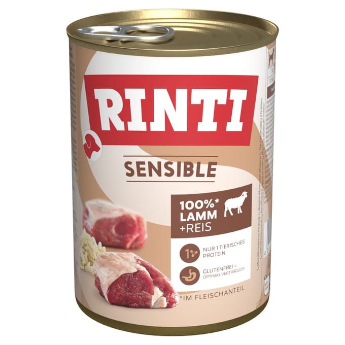 Rinti Sensible 6 x 400 g - Lam & Rijst