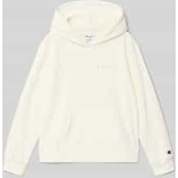Hoodie van Katoenmix met Geborduurd label