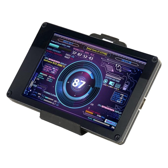 Mini écran USB de 3,5 pouces pour moniteur de température d'ordinateur AIDA64, panneau d'affichage de capteur de RAM CPU pour