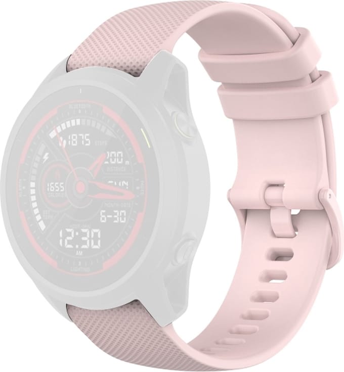 Siliconen bandje - geschikt voor Garmin Forerunner 745 - roze