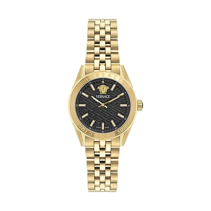 Versace V-Code VE8I00724 Horloge - Staal - Goudkleurig - Ø 36 mm