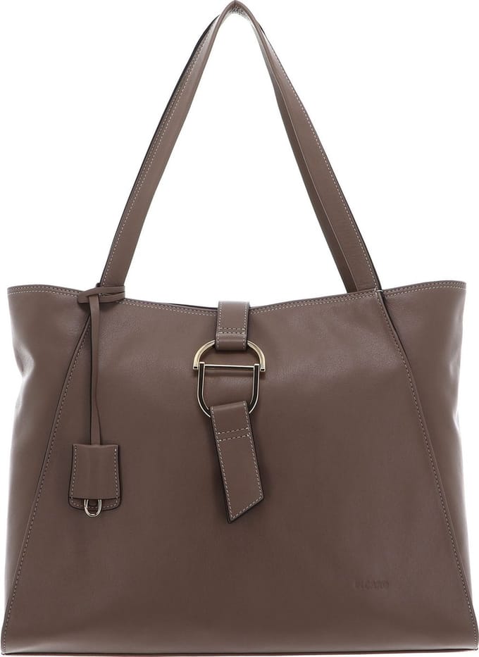 PICARD Leren Schoudertas Amore Shopper Hazel Taupe