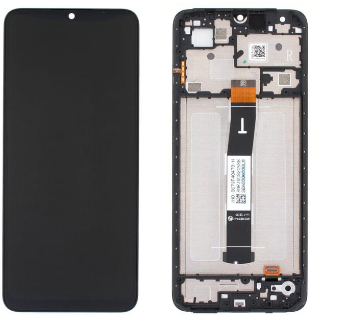 Xiaomi Redmi 12C Display/Beeldscherm, Zwart, 5600010C3T00